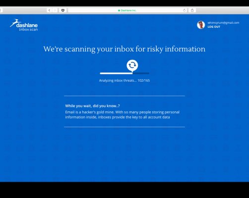 Dashlane Scan — сервис для сканирования почты и поиска писем с паролями
