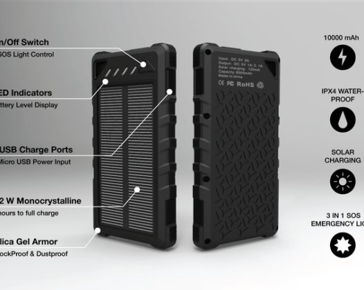 SOS PowerBank — внешний аккумулятор для экстремалов