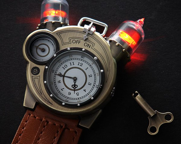 Tesla Watch — офигенные наручные часы в стиле «стимпанк»