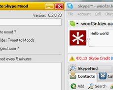 Twipe: измение статусного сообщения в Skype через Twitter